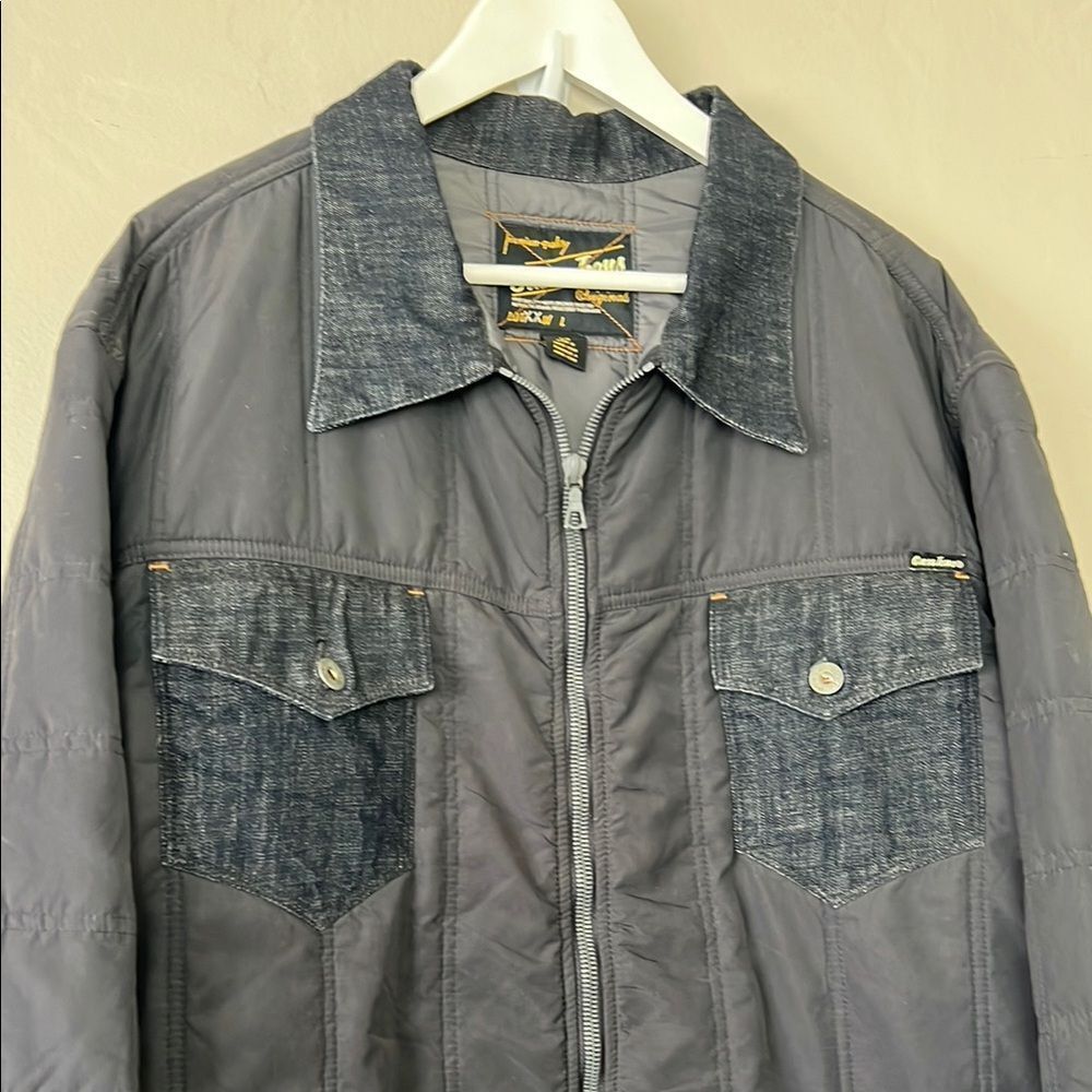 Men's Guess Navy Jacket - Picture 3 of 13